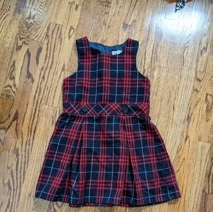 Lands' End Girls Plaid Jumper Uniform